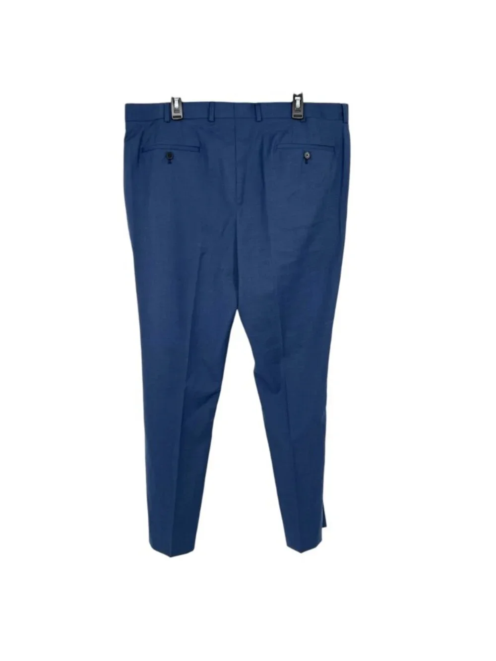 Original Penguin Wool Blend Flat Front Blue Dress Pants Mens Waist 40 NWOT